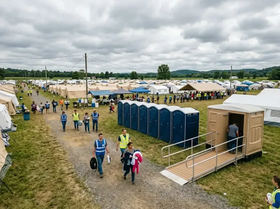 disaster-relief-camp-restrooms-010 — frequently asked questions, Dumpster & Portable Bathrooms Rental in Bethel Manor, VA